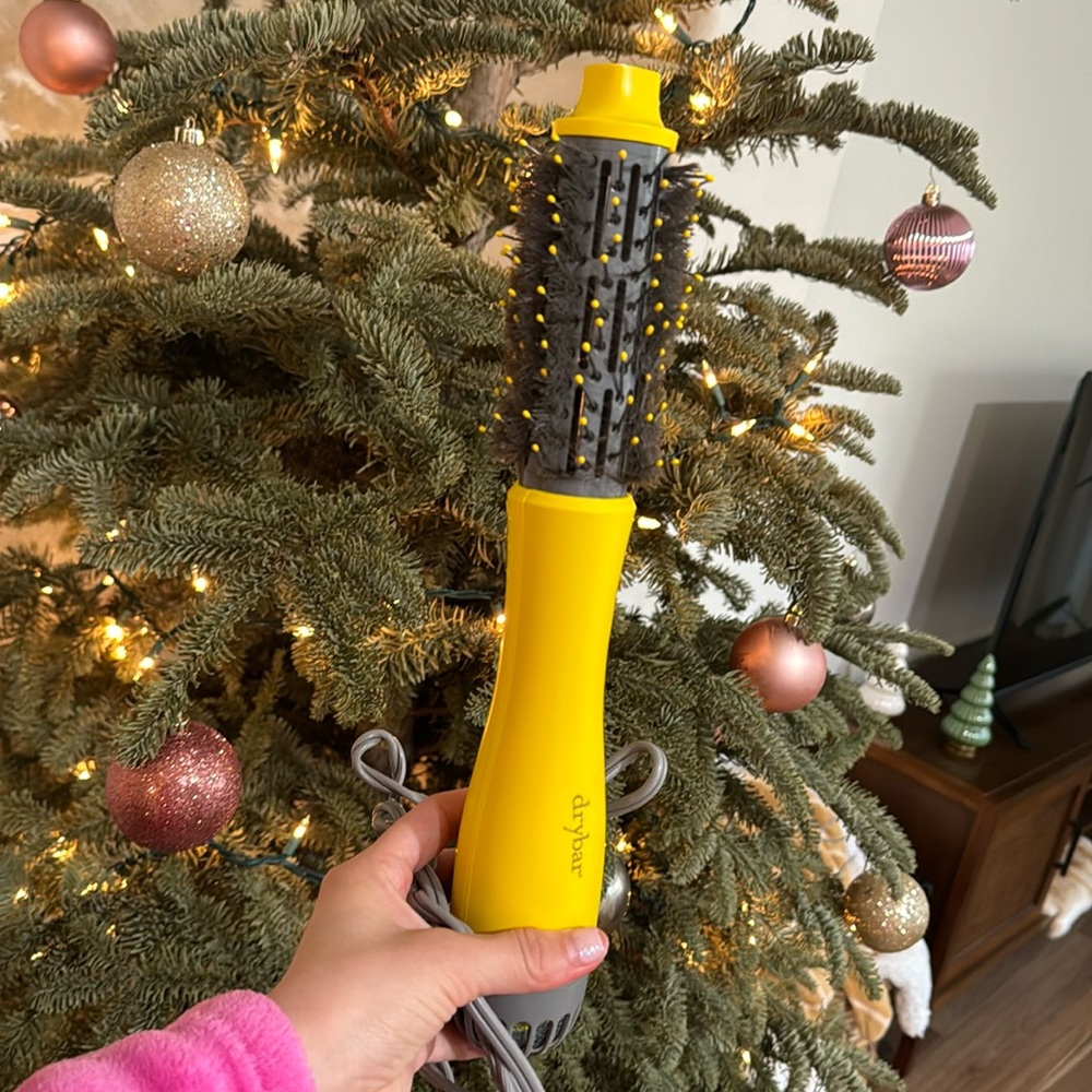 Dry bar brush!